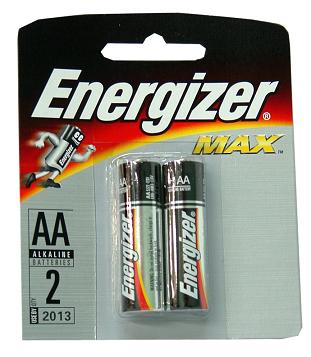 ENERGIZER MAX AA BATTERIES 2 PACK